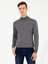 Erkek Füme Slim Fit Yarım Balıkçı Basic Triko Kazak 50257711-VR058 4