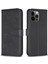 IPhone 12 Için Flip Case Pro Max Yonca Çiçek Çok Renkli Kart Yuvaları Pu (Yurt Dışından) 5
