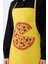 Beautiful İkili Önlük Sıvı Geçirmez Mutfak Önlüğü Pizza Sarı- 50 x 70 cm 5