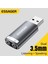 USB To 3.5mm Harici Ses Kartı CE/FC/ROHS Lisanslı Dönüştürücü Çevirici Çok Fonksiyonlu Mikrofon Kulaklık Hoparlör Ses Ara Birimi 1