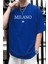 Only Trendwear Erkek Milano Baskılı Oversize Tshirt 1