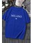Only Trendwear Erkek Milano Baskılı Oversize Tshirt 2
