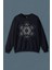 So Cool Lacivert Sweatshirt Matematik Sacred Geometry Kabbalah Metatrons Ube Flower Baskılı Unisex Sweat 1