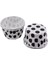Cupcake Kalıbı Minik Boy 38*30 mm - 100 Adet Puantiyeli Beyaz 3