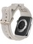 Watch 44MM KRD-117 Hava Alabilen Delikli Metal Süslemeli Desenli Silikon Kordon 3