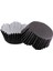 Cupcake Kalıbı Pet Kapsül Dalgalı Kek Kalıbı 65X38 mm - 100'LÜ Siyah 3.8x6.5 cm 1