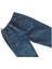 Kız Çocuk Belden Lastikli Yırtıklı Jeans Pantolon 3