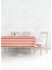 Stripe Dikdörtgen Masa Örtüsü Nar Çiçeği 150X230CM 1