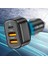 USLİON 30W 2 USB + Type-C Girişli QC3.0 Hızlı Araç Çakmaklık Şarjı 4