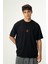 WWF Market Oversize T-Shirt Siyah 3