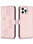 IPhone 14 Için Flip Case Pro Yonca Çiçek Cüzdan Çok Renkli Kart Yuvaları Pu (Yurt Dışından) 1