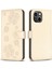 IPhone 14 Için Flip Case Çok Renkli Kart Yuvaları Tutucu Kickstand Yonca Pu (Yurt Dışından) 1