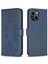 IPhone 14 Için Flip Case Çok Renkli Kart Yuvaları Tutucu Kickstand Yonca Pu (Yurt Dışından) 5