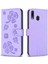 Samsung Galaxy A20 Için Flip CASE/A30 Pu Deri Çok Renkli Yonca Çiçek (Yurt Dışından) 5