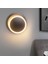 Siyah Alüminyum Kasa, Elektrikle Çalışır, 6 Watt, Günışığı, Yatakbaşı Aplik Modern Gece Lambası 3