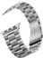Apple Watch 38MM Uyumlu Kordon Metal Baklalı Tasarım Band-04 Kayış, Gümüş 1