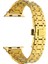 Apple Watch 40MM Uyumlu Kordon Paslanmaz Metal Çift Renkli Krd-83 Kayış, Gold 1