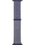 Apple Watch 42MM Uyumlu Kordon Hasır Örgü Kumaş Band-03 Strap Kayış, Fidnight Blue 1