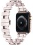 Apple Watch 44MM Uyumlu Krd-96 Metal Kordon, Starlight 1
