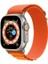 Apple Watch 40MM Uyumlu Kordon Alpine Hasır Örgü Krd-74 Kumaş Kayış, Turuncu 1