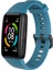 Huawei Band 6 Uyumlu Kordon Silikon Esnek Yumuşak Krd-47 Kayış, Petrol Mavi 1