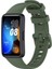 Huawei Band 8 Uyumlu Klasik Kordon, Koyu Yeşil 1
