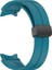 Samsung Galaxy Watch 4 Classic 42MM Uyumlu Kordon Silikon Metal Mıknatıslı Toka Krd-84 Kayış, Turkuaz 1