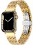 Apple Watch 7 41MM Uyumlu Krd-86 Metal Kordon, Gold 1