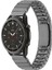 Xiaomi Amazfit Pace 22MM Uyumlu Kordon Paslanmaz Çelik Luxury Zore Krd-82 Kayış, Gri 1