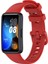 Huawei Band 8 Uyumlu Klasik Kordon, Kırmızı 1