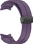 Samsung Galaxy Watch 4 Classic 42MM Uyumlu Kordon Silikon Metal Mıknatıslı Toka Zore Krd-84 Kayış, Mor 1