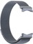 Samsung Galaxy Watch 6 44MM Uyumlu Kordon Hasır Metal Mıknatıslı Örgü Zore Krd-01 Kayış, Gri 1