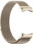 Samsung Galaxy Watch 6 40MM Uyumlu Kordon Hasır Metal Mıknatıslı Örgü Zore Krd-01 Kayış, Pale Gold 1