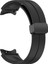 Samsung Galaxy Watch 5 44MM Uyumlu Kordon Silikon Metal Mıknatıslı Toka Zore Krd-84 Kayış, Siyah 1