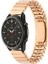 Samsung Gear S3 (22MM) Uyumlu Kordon Paslanmaz Çelik Luxury Zore Krd-82 Kayış, Rose Gold 1