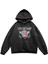 Unisex Vicious Bear Baskılı Kapşonlu Sweatshirt Hoodie 1