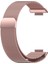 Huawei Watch Fit 2 Uyumlu Kordon Hasır Metal Mıknatıslı Örgü Zore Krd-01 Kayış, Pembe 3