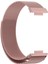 Huawei Watch Fit 2 Uyumlu Kordon Hasır Metal Mıknatıslı Örgü Zore Krd-01 Kayış, Pembe 4