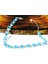 Lilahgümüştr Gümüş Aqua Oval Taşlı Kadın Bileklik 1