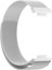 Huawei Watch Fit 2 Uyumlu Kordon Hasır Metal Mıknatıslı Örgü Zore Krd-01 Kayış, Gümüş 4