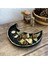 Papier Mache Dekoratif Ay Tabak 2