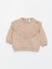 Lcw Baby Bisiklet Yaka Uzun Kollu Kız Bebek Sweatshirt ve Tayt 2'li Takım 2