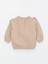 Lcw Baby Bisiklet Yaka Uzun Kollu Kız Bebek Sweatshirt ve Tayt 2'li Takım 3