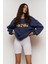 Mai 1970S Indigo Oversize Unisex Sweatshirt 3