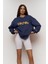 Mai 1970S Indigo Oversize Unisex Sweatshirt 4