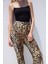 Viskon Desenli Pantolon Leopar 4