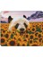Panda ve Ayçiçeği Mouse Pad 7 x 8,6 Inç Kaymaz Ka Tabanlı Kablosuz Fare Bilgisayarlar Dizüstü Ofis Için Dayanıklı Malzemeler (Yurt Dışından) 1