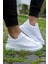 Unisex Beyaz Sneaker Günlük Kalın Taban Spor Yürüyüş Ayakkabı 1