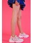 Fuste Model 5 cm Kalın Tabanlı Yeni Sezon Sneakers Spor Ayakkabı Bej.taş 2