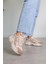 Reiana Model 5 Cm Tabanlı Yeni Sezon Spor Ayakkabı Sneakers Bej.Rose 2